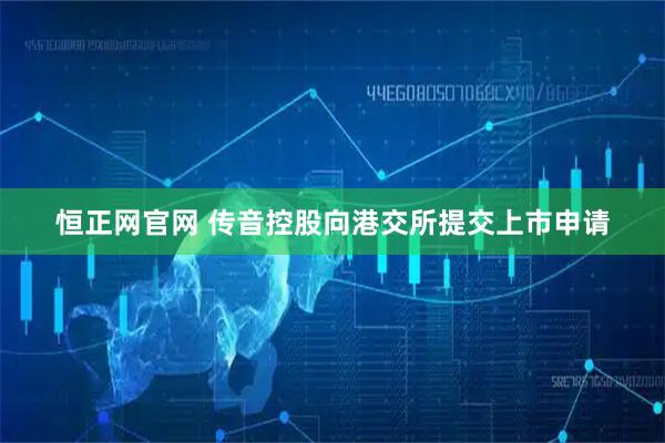 恒正网官网 传音控股向港交所提交上市申请